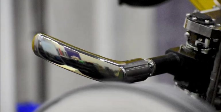 レバーハンドル研磨システム