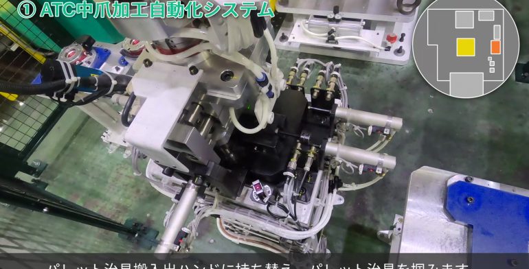 ATC中爪加工自動化システム